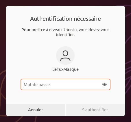 Ubuntu authentification