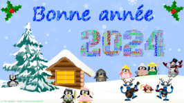 Bonne année et meilleurs vœux pour 2024 !