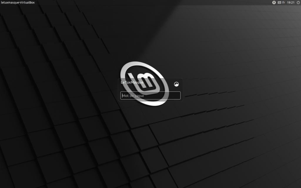 Linux Mint 21.3 - connexion 2