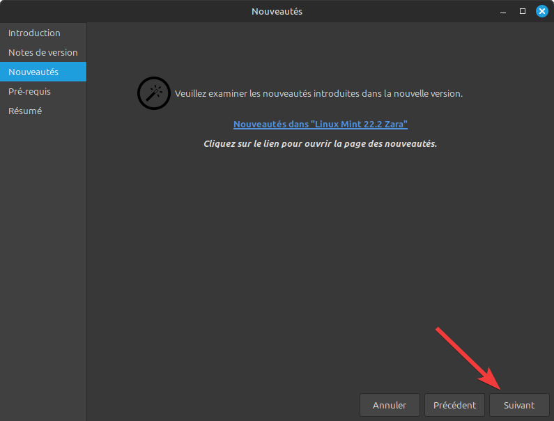 Mise à niveau vers Linux Mint 22.2 - 3