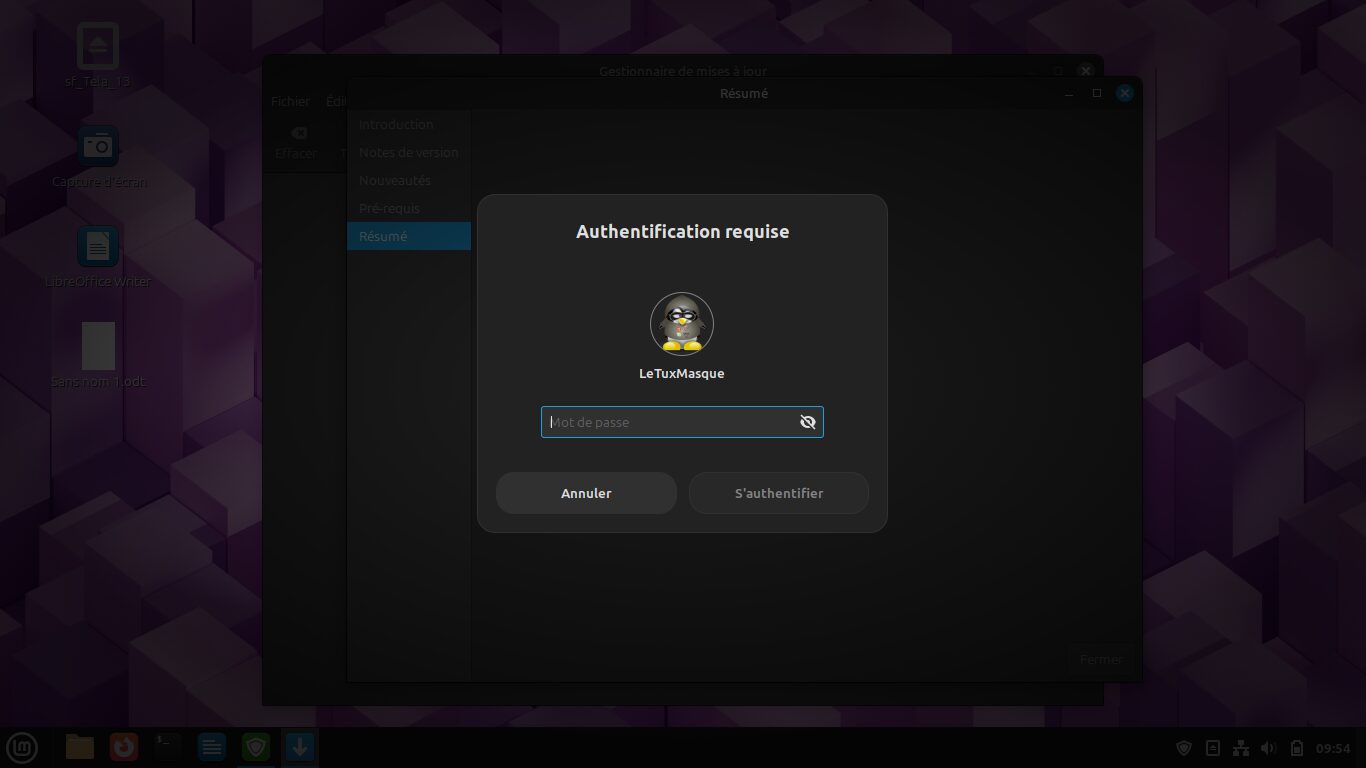 Mise à niveau vers Linux Mint 22.2 - 5