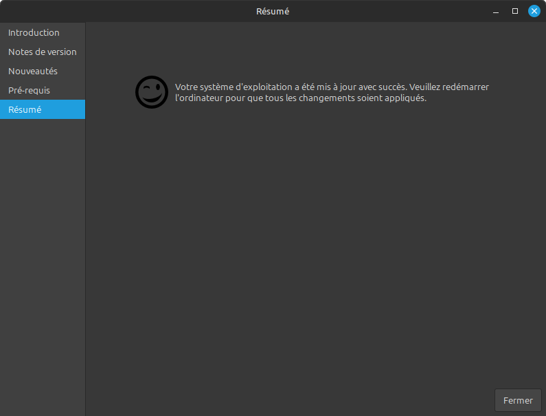Mise à niveau vers Linux Mint 22.2 - 6